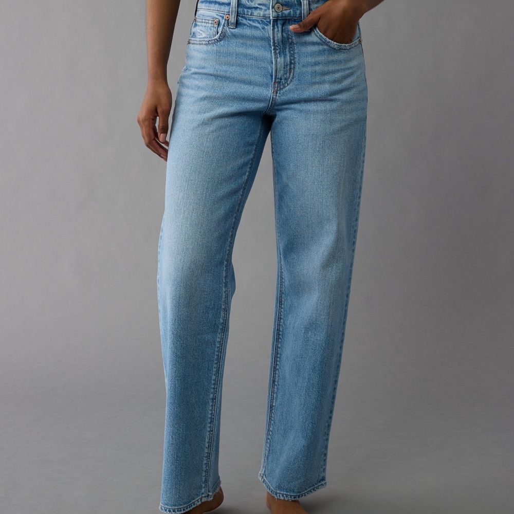 AE Strigid High-Waisted Stovepipe Jean NWT 6 Short American Eagle 28
